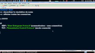Cours réseaux  10 tcp udp netstat [upl. by Nnylatsirk]