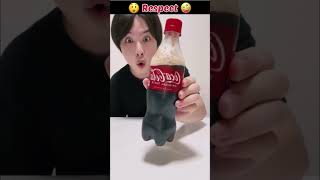 How to make Coca Cola in jelly 🐳 tricks viralvideo foryou youtube ytshorts [upl. by Nykal]