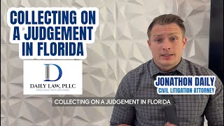 Collecting a Judgement in Florida Writ of Execution Garnishment and Levy Explained [upl. by Regdor]