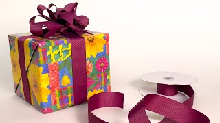 Floral Bow Gift Wrapping [upl. by Lord]