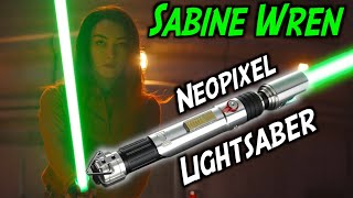 Sabine Wrens Neopixel Lightsaber IS HERE from the Ahsoka Series Artsabers [upl. by Amabelle]