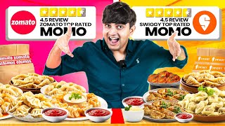 Spending Rs500 on Zomato vs Swiggy 5 star Rated Momo Outlet [upl. by Georg]