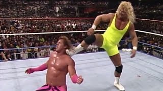 Brutus quotThe Barberquot Beefcake vs Mr Perfect WrestleMania VI [upl. by Barncard]