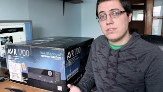 Unboxing Harman Kardon AVR 1700 51 Channel AV Receiver [upl. by Flin]