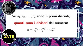 Contare divisori di un numero  mateMATTIci [upl. by Eiroc907]