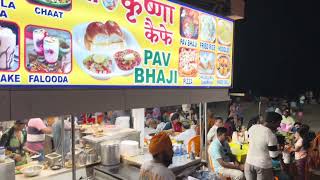 Delicious Street Food at Juhu Beach Stalls  Mumbai Food Tour [upl. by Disharoon]