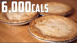 6lb Chicken Pot Pie Eating Challenge 6000 Calories [upl. by James945]