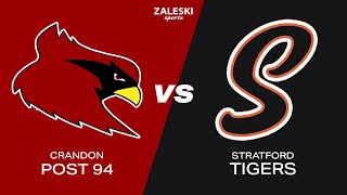 Crandon vs Stratford  2024 Legion Baseball [upl. by Sikko]