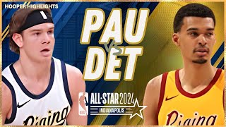 Team Pau vs Team Detlef Full Game Highlights  Feb 16  2024 NBA Rising Stars Game [upl. by Chapen360]