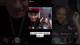 chino 2 much 😂 tiktok live funny leilei alex chino tiktoklive shorts fyp short sullevyn [upl. by Repsac531]