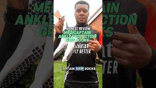 Grip Socks with Ankle Protection Review  MediCaptain Football soccer shorts [upl. by Marcellus]