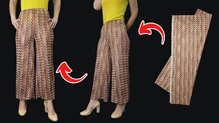 A good idea for those who want to sew highwaisted pants from one meter of material [upl. by Abad]