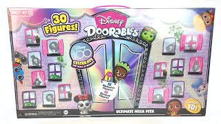 Disney Doorables Series 10 Ultimate Mega Peek Target Exclusive Box of 30 Figures [upl. by Eiblehs]