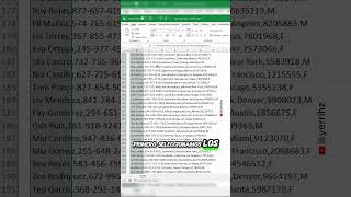 Texto en columna Excel Excel office tutorial [upl. by Nevanod276]