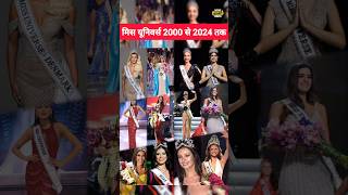 Miss Universe in this Century year wise Winners List 2000 to 2024 [upl. by Veronica]