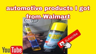 Gumout fuel system cleaner and invisible glass cleaner from Walmart automotive products [upl. by Mackay]