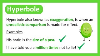 What is a HYPERBOLE 🤔 Easy Explanation [upl. by Assiruam799]