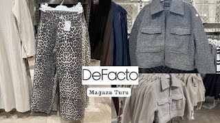 DEFACTO 2024 KIŞ SEZONU  MAĞAZA TURU  MONT KABAN KIŞLIK ÜRÜNLER  DEFACTO STORE TOUR [upl. by Sarat]