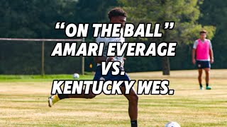 “On The Ball”  Amari Everage Cedarville University Vs Kentucky Wesleyan [upl. by Zetnas]