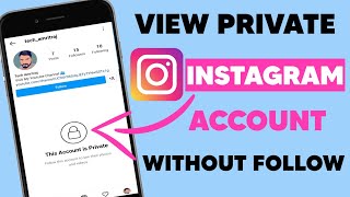 How To View Private Instagram Account Without Follow  Instagram private account kaise dekhe [upl. by Hollie]