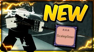 NEW WEAPON Scalesplitter FULL SHOWCASE  Deepwoken [upl. by Grobe86]