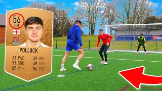 How Good Is A 56 Rated PRO FOOTBALLER in REAL LIFE Crazy Skills amp Goals [upl. by Yeta]