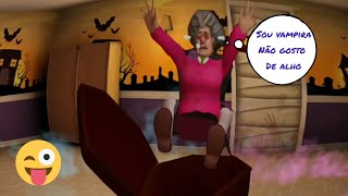 Professora Malvada Halloween 2021 BAT ROMANCE  SCARY TEACHER [upl. by Aramit]