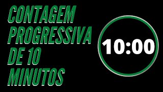 CONTAGEM DE 10 MINUTOS  SEM SOM [upl. by Shyamal]