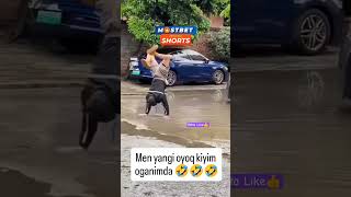 YANGI OYOQ KIYIM OLGAN DOSTIM😅 like funny topmemes instagram reels love trending cute 1k [upl. by Artek524]