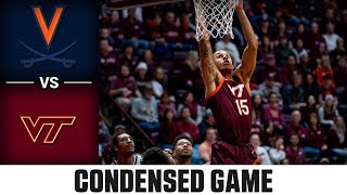 Virginia vs Virginia Tech Condensed Game  202223 ACC Men’s Basketball [upl. by Maroj]