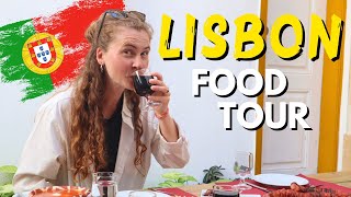 Ultimate LISBON Food Tour  Best Portuguese Food amp Drinks 🇵🇹  Foodie Walk Experience [upl. by Baruch331]