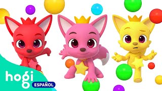 Mix Aprende Colores en Inglés para Niños  aprendizaje para niños de 2 a 3 años  Hogi en español [upl. by Beaudoin]