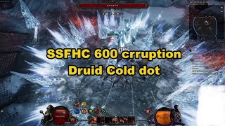 Last epochquotSSFHCquot600 corruption Druid Cold dot Werebear boss fight 092k [upl. by Sharon]