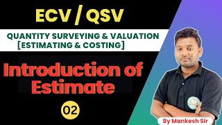 Quantity Surveying and Valuation Lec2  Introduction Part2 by mankesh sir [upl. by Eey]