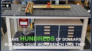 Save HUNDREDS of dollars building your workbench like this [upl. by Kenelm]