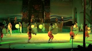 Dhol Cholom performance at Sangai festival [upl. by Laamak]