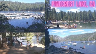 Pinecrest Lake  Stanislaus National Forest  Beautiful beach Spectacular hiking trails Marina [upl. by Sola]