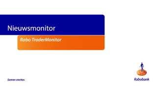 Rabo TraderMonitor Nieuwsmonitor uitleg [upl. by Olympias]