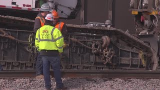 Repairs underway following Texas train derailment [upl. by Glaudia265]