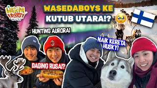 EXPLORE KUTUB UTARA KERETA HUSKY HUNTING AURORA KULINER UNIK DLL  WORLD TRIP [upl. by Ynatsyd]