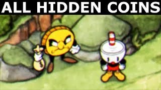 Cuphead  Where To Find All Hidden Coins In Overworld [upl. by Kcirb]