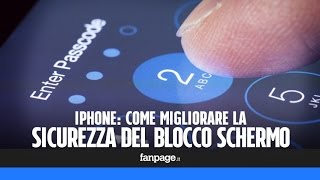 Migliorare la sicurezza e la privacy del Blocco schermo in iPhone iPad [upl. by Ehlke879]