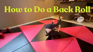 How to Do a Back Roll for Beginners [upl. by Aissej]