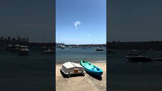 The parade of dinghies at Marine Parade Watsons Bay watsonsbay shorts sydney boats [upl. by Ydda812]