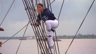 Climbing Up the Guayas Tall Ship Mast [upl. by Nelsen]