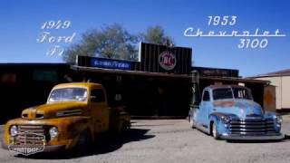 1949 Ford F1 and 1953 Chevy 3100 Built at KCs Paint Shop [upl. by Calista]