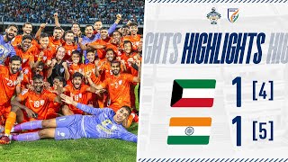 Kuwait 1 4  1 5 India  Full Highlights  FINAL  SAFF Championship 2023 [upl. by Wendell]