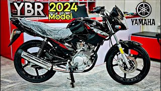 New Yamaha YBR 125 Black 2024 Model  Complete Review amp Latest Price [upl. by Namialus]