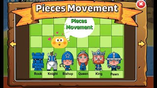 Chess for kids  Learn Pieces Movement  Learn Chess in 5 min [upl. by Llemert]