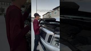 Nissan Titan Sparplugs 200 not a tutorial full video on IGTiktok fyp [upl. by Cusick]